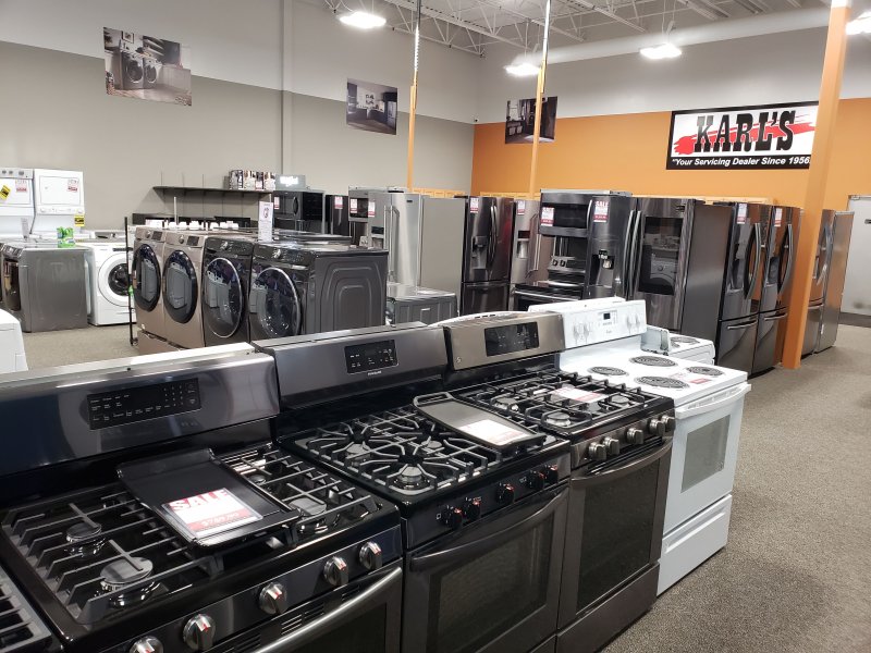 A on sale appliance store